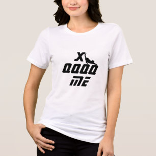 "Excuse Me" Creative Rebus Typography with Cat Tri-Blend Shirt