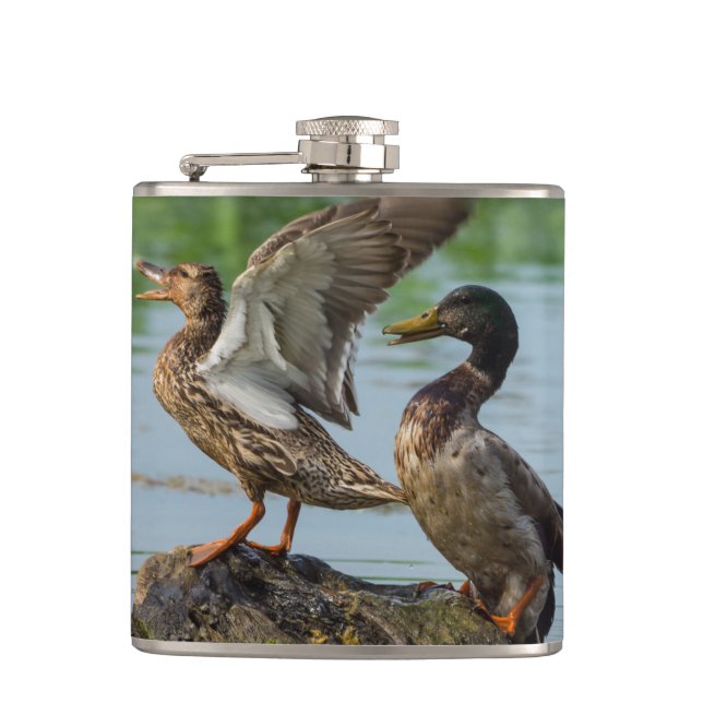 Excuse Me Hip Flask (Front)