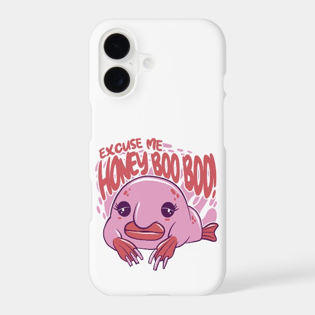 EXCUSE ME HONEY BOO BOO  iPhone CASE (Back)