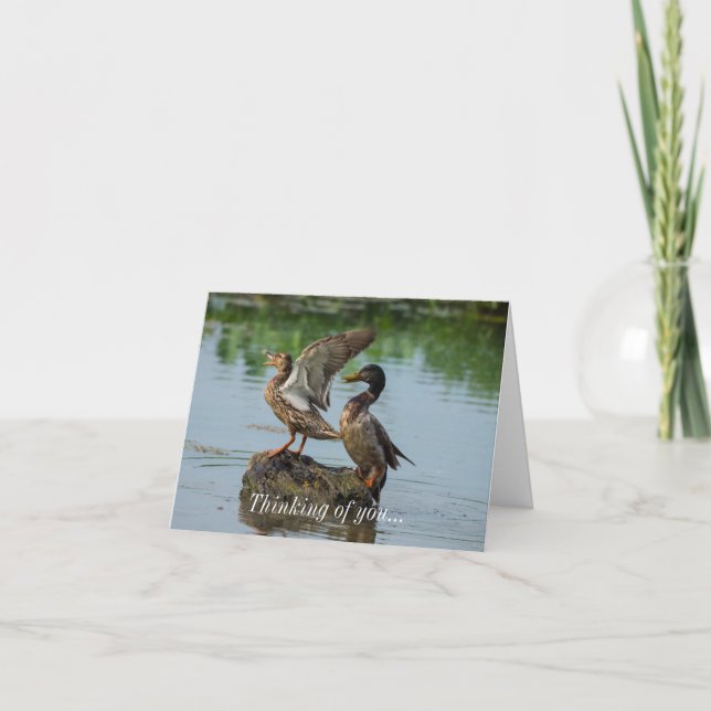 Excuse Me Thinking Of You Card (Front)