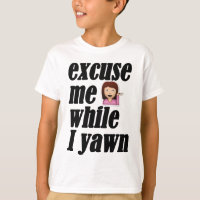 Excuse me while I yawn - sassy girl emoji