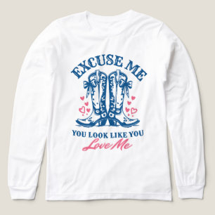 Excuse Me You Look Like You Love Me Tri-Blend Shirt