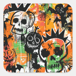 ExDesigner   Customization   Halloween Square Sticker