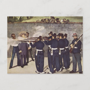 Execution of Emperor Maximilian of Mexico - Manet Postcard