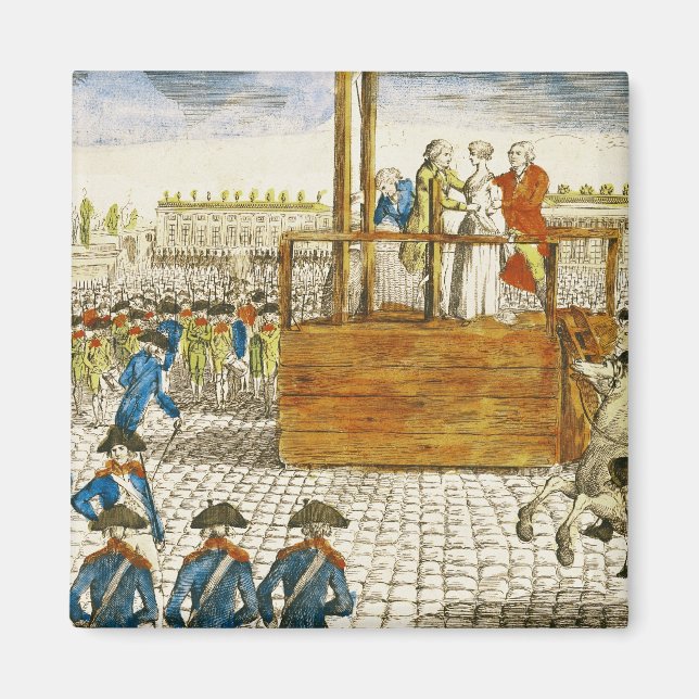 Execution of Marie-Antoinette Magnet (Front)