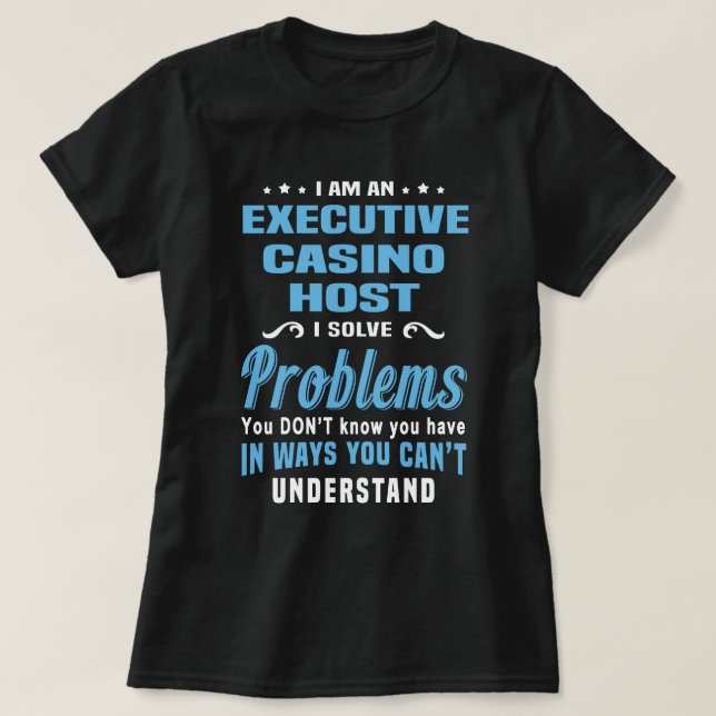 Executive Casino Host T-Shirt (Design Front)
