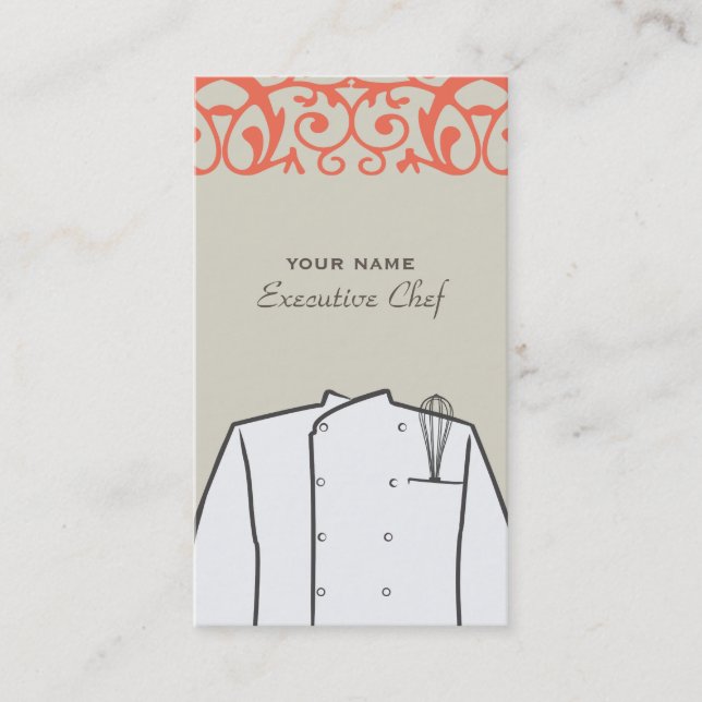 Executive Chef Business Card (Front)
