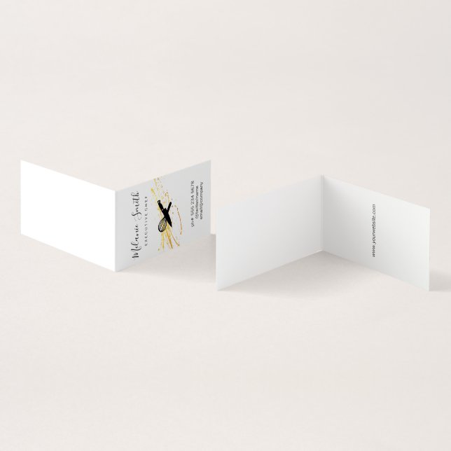 Executive Chef Business Card (Inside and Outside)