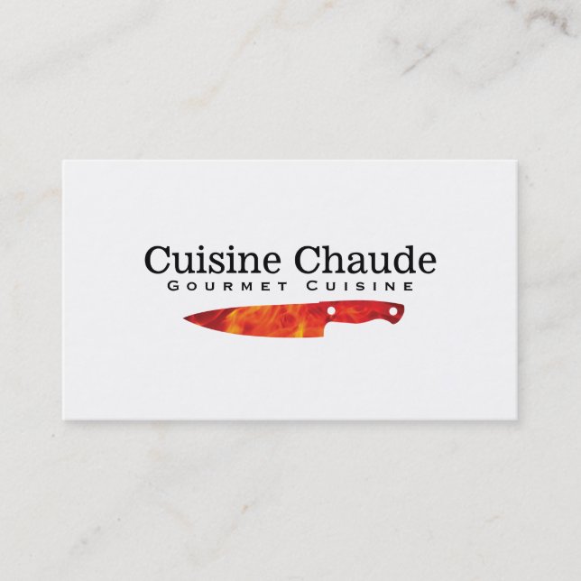 Executive Chef | Fire II Business Card (Front)