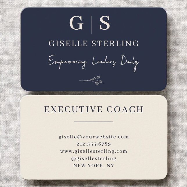 Executive Coach Business Card (Creator Uploaded)