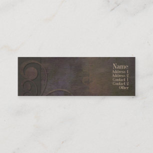 Executive Curves Dark Contact Card