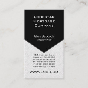 Executive Edge Business Card, Black and Grey Card