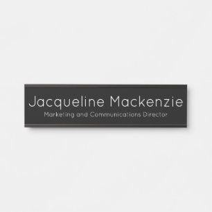 Executive Employee Long Title Office Door Signs