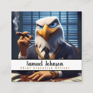 Executive Funny CEO Chief Executive Officer Square Business Card