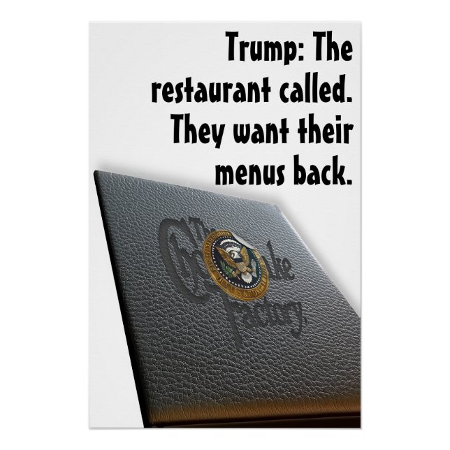 Executive Order Protest  Poster (Front)