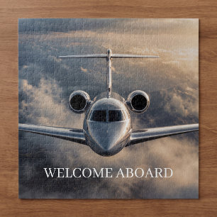 Executive Private Jet Plane Jigsaw Puzzle