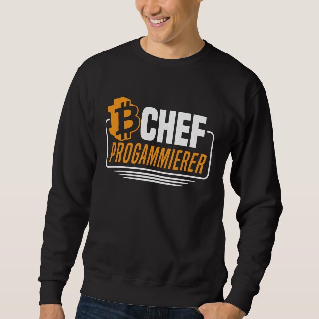 Executive Programmer  Bitcoin Sweatshirt (Front)