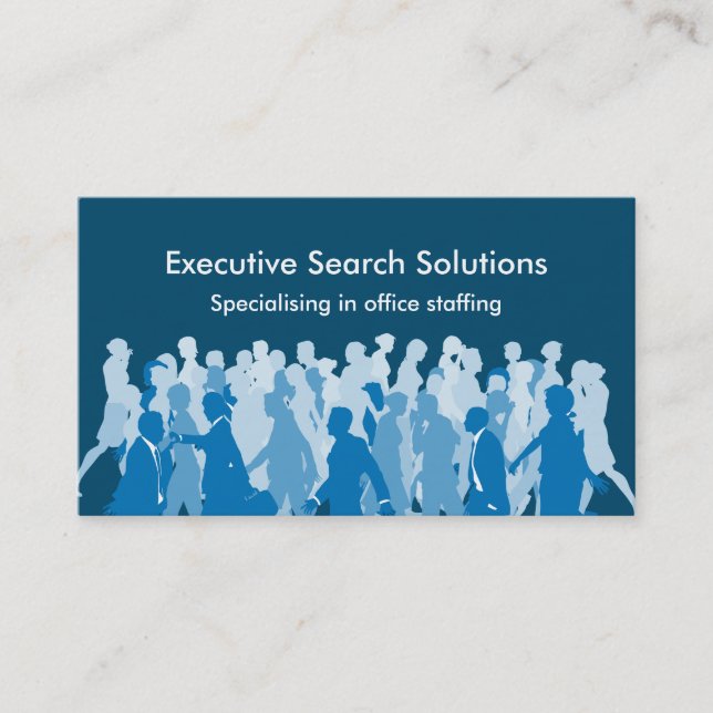 Executive Search Agency Business Cards (Front)