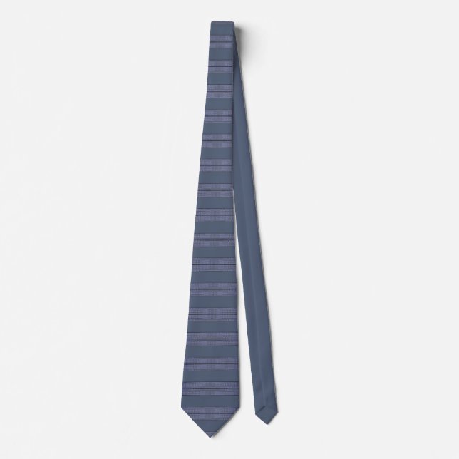 Executive Striped-Blue II Neck Tie (Front)