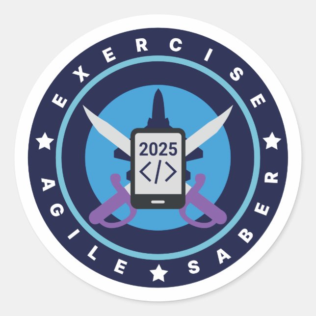 Exercise Agile Sabre 1 Sticker (Front)