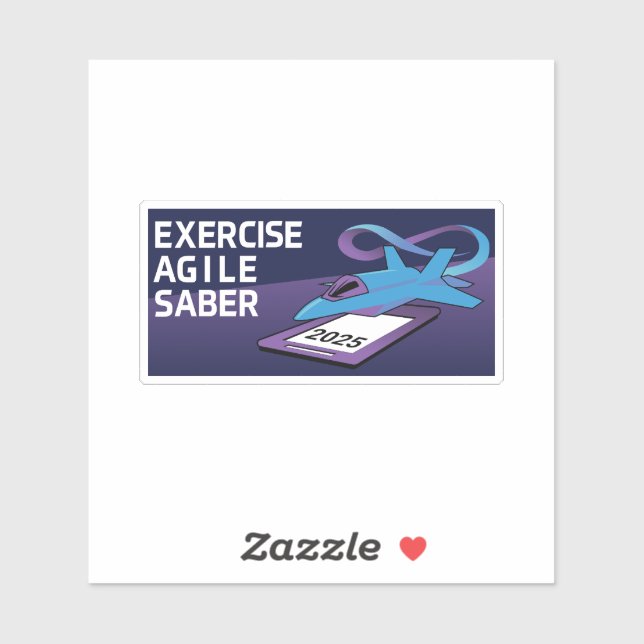 Exercise Agile Sabre 2 Sticker (Sheet)