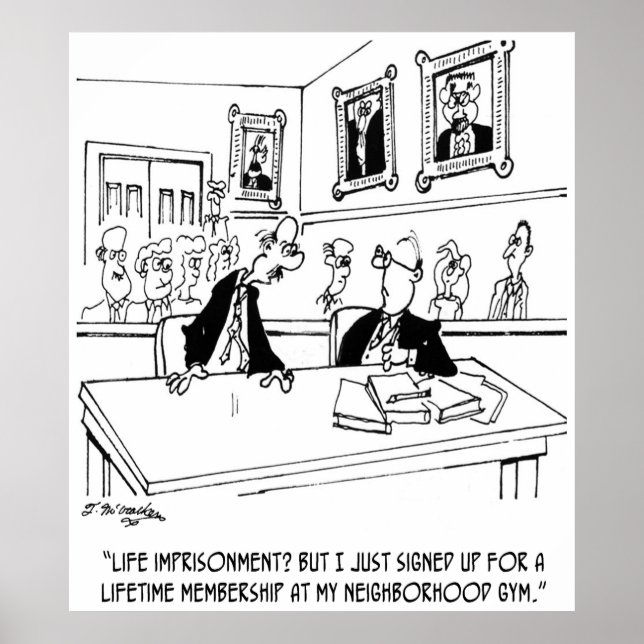 Exercise Cartoon 5311 Poster (Front)