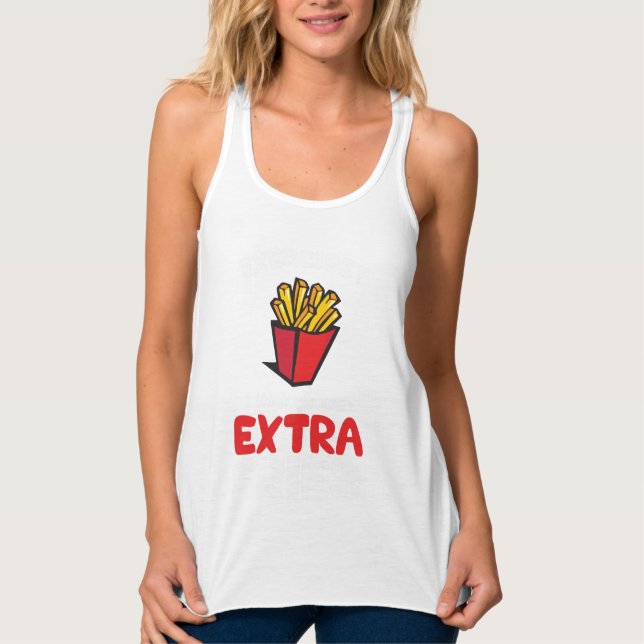 Exercise? I Think You Mean Extra Fries Singlet (Front)