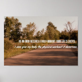 Exercise Motivational Quotes--Physical Workout Poster