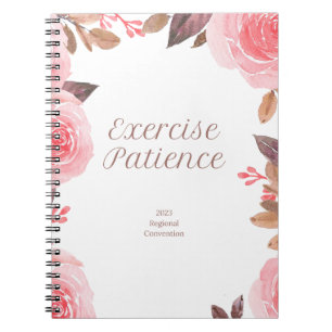 Exercise Patience 2023 Regional Convention JW Notebook