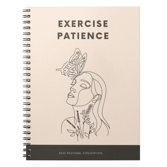 Exercise Patience | 2023 Regional Convention | JW Notebook (Front)