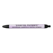 Exercise Patience Black ink Pen