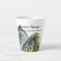 "Exercise Patience" Small Latte Mug