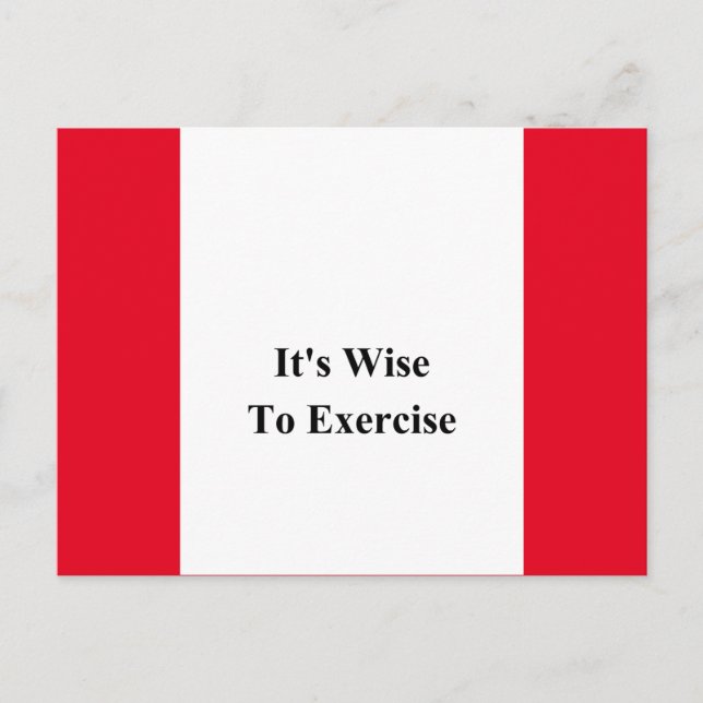 Exercise Postcard (Front)