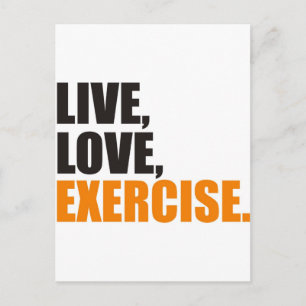 exercise postcard