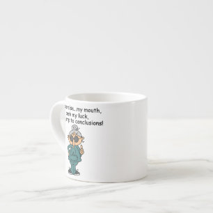 Exercise, Push, Jump Humour Espresso Cup