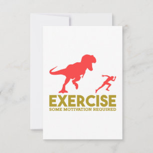 Exercise Some Motivation Required Card