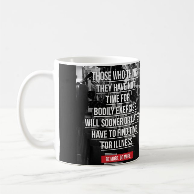Exercise - Workout Motivational Coffee Mug (Left)