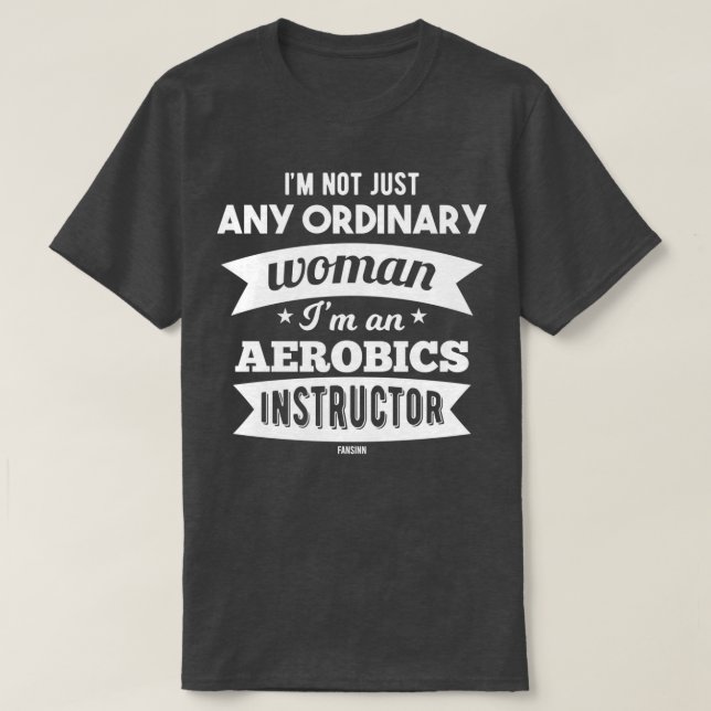 Exercising Gymnastics Aerobics T-Shirt (Design Front)