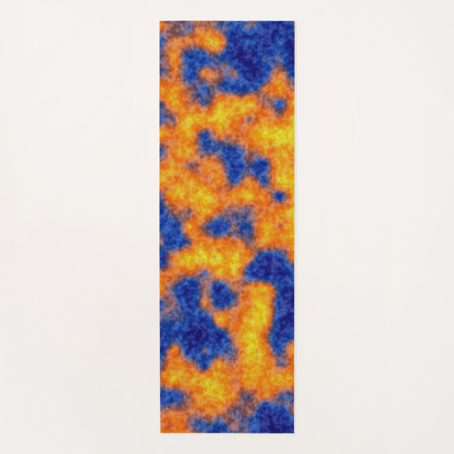 Exercising on Fire Yoga Mat (Front)