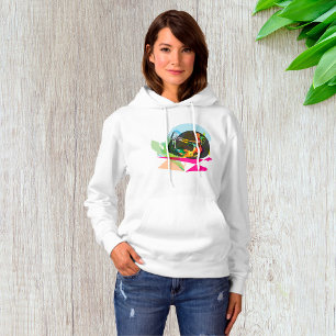 Exercising Woman Womens Hoodie