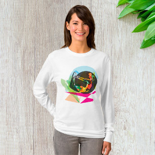 Exercising Woman Womens Long-Sleeve T-Shirt