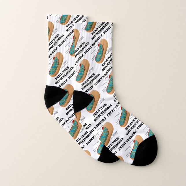 Exert Yourself Build Your Mitochondria Socks (Pair)