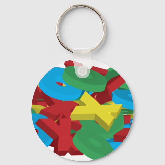 Exes and Ohs Key Ring (Front)