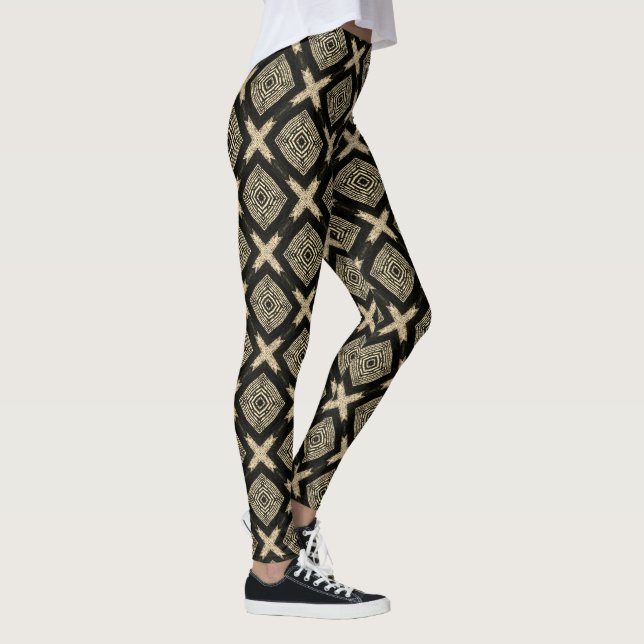 Exes and Squares Leggings (Right)