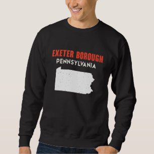 Exeter borough Pennsylvania USA State America Trav Sweatshirt