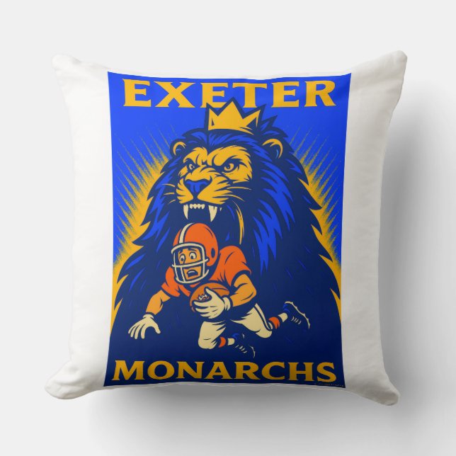 EXETER MONARCHS FOOTBALL - CALIFORNIA. CUSHION (Front)