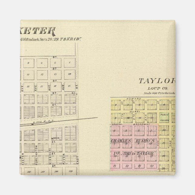 Exeter, Nebraska Magnet (Front)