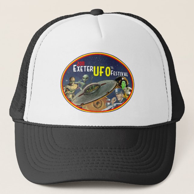 Exeter UFO Festival Trucker Hat (Front)