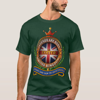 Exeter United Kingdom Legends Are Born in Durham T-Shirt