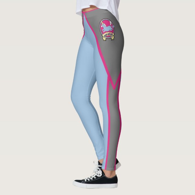 Exhale Farting Unicorn Slimming Leggings (Left)